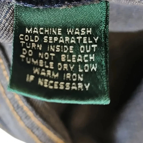 Ralph Lauren Bootcut Jeans Dark Wash Size 10 - Picture 4 of 4